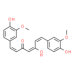 ChemSpider 2D Image | (1Z,4E,6Z)-5-Hydroxy-1,7-bis(4-hydroxy-3-methoxyphenyl)-1,4,6-heptatrien-3-one | C21H20O6