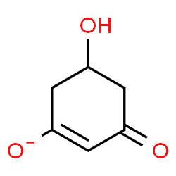ChemSpider 2D Image | 5-Hydroxy-3-oxo-1-cyclohexen-1-olate | C6H7O3