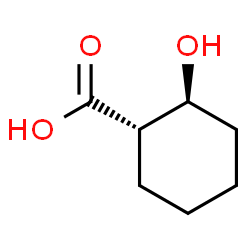 ChemSpider 2D Image | (1S,2S)-2-Hydroxycyclohexanecarboxylic acid | C7H12O3
