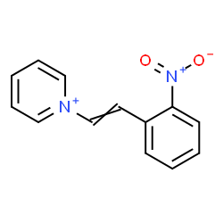 ChemSpider 2D Image | 1-[2-(2-Nitrophenyl)vinyl]pyridinium | C13H11N2O2