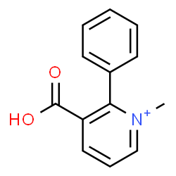 ChemSpider 2D Image | 3-Carboxy-1-methyl-2-phenylpyridinium | C13H12NO2