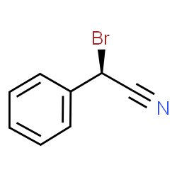ChemSpider 2D Image | (2R)-Bromo(phenyl)acetonitrile | C8H6BrN