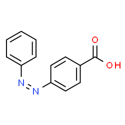 ChemSpider 2D Image | 4-[(Z)-Phenyldiazenyl]benzoic acid | C13H10N2O2