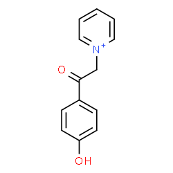 ChemSpider 2D Image | 1-[2-(4-Hydroxyphenyl)-2-oxoethyl]pyridinium | C13H12NO2