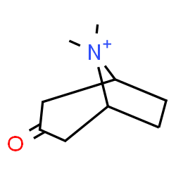 ChemSpider 2D Image | 8,8-Dimethyl-3-oxo-8-azoniabicyclo[3.2.1]octane | C9H16NO