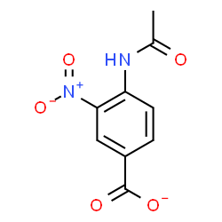 ChemSpider 2D Image | 4-Acetamido-3-nitrobenzoate | C9H7N2O5