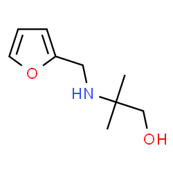 ChemSpider 2D Image | 2-((2-FURYLMETHYL)AMINO)-2-METHYLPROPAN-1-OL | C9H15NO2