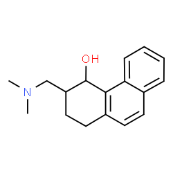 ChemSpider 2D Image | 3-[(Dimethylamino)methyl]-1,2,3,4-tetrahydro-4-phenanthrenol | C17H21NO