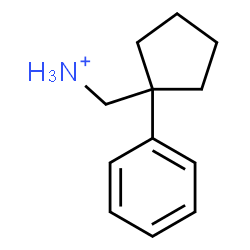 ChemSpider 2D Image | (1-Phenylcyclopentyl)methanaminium | C12H18N