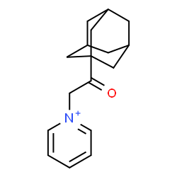 ChemSpider 2D Image | 1-[2-(Adamantan-1-yl)-2-oxoethyl]pyridinium | C17H22NO