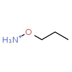 ChemSpider 2D Image | Propoxyammonium | C3H10NO