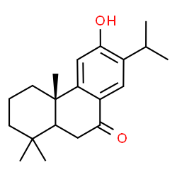 ChemSpider 2D Image | (5xi)-12-Hydroxyabieta-8(14),9(11),12-trien-7-one | C20H28O2
