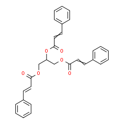 ChemSpider 2D Image | 1,2,3-Propanetriyl (2''E)tris(3-phenylacrylate) | C30H26O6