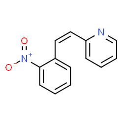 ChemSpider 2D Image | (Z)-2-(2-Nitrophenylethenyl)pyridine | C13H10N2O2