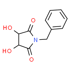 ChemSpider 2D Image | 1-Benzyl-3,4-dihydroxy-2,5-pyrrolidinedione | C11H11NO4