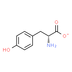 ChemSpider 2D Image | D-tyrosinate | C9H10NO3