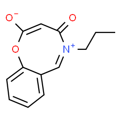 ChemSpider 2D Image | 2-Oxo-5-propyl-2H-1,5-benzoxazocin-5-ium-4-olate | C13H13NO3