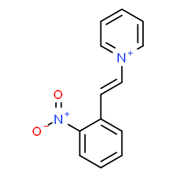 ChemSpider 2D Image | 1-[(E)-2-(2-Nitrophenyl)vinyl]pyridinium | C13H11N2O2