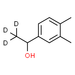 ChemSpider 2D Image | 1-(3,4-Dimethylphenyl)(2,2,2-~2~H_3_)ethanol | C10H11D3O