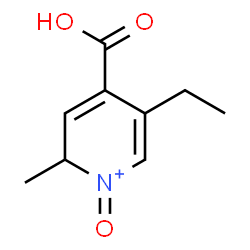 ChemSpider 2D Image | 4-Carboxy-5-ethyl-2-methyl-1-oxo-1,2-dihydropyridinium | C9H12NO3