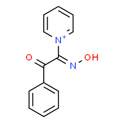 ChemSpider 2D Image | 1-[(1Z)-N-Hydroxy-2-oxo-2-phenylethanimidoyl]pyridinium | C13H11N2O2
