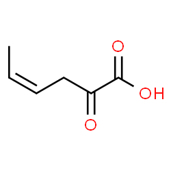 ChemSpider 2D Image | cis-2-oxohex-4-enoic acid | C6H8O3