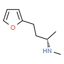 ChemSpider 2D Image | (2S)-4-(2-Furyl)-N-methyl-2-butanamine | C9H15NO