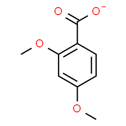 ChemSpider 2D Image | 2,4-Dimethoxybenzoate | C9H9O4