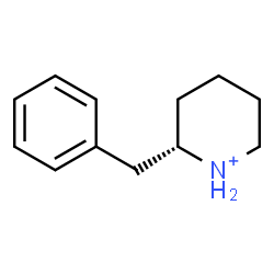 ChemSpider 2D Image | (2S)-2-Benzylpiperidinium | C12H18N