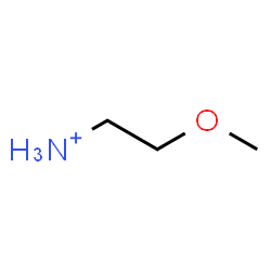 ChemSpider 2D Image | 2-Methoxyethanaminium | C3H10NO