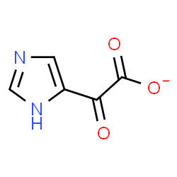 ChemSpider 2D Image | 1H-Imidazol-5-yl(oxo)acetate | C5H3N2O3