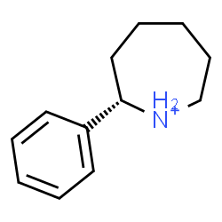 ChemSpider 2D Image | (2S)-2-Phenylazepanium | C12H18N