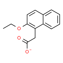 ChemSpider 2D Image | (2-Ethoxy-1-naphthyl)acetate | C14H13O3