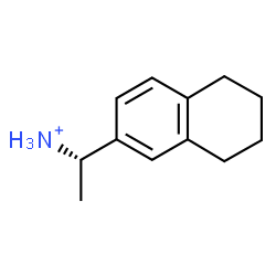 ChemSpider 2D Image | (1S)-1-(5,6,7,8-Tetrahydro-2-naphthalenyl)ethanaminium | C12H18N