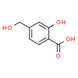 ChemSpider 2D Image | 4-hydroxymethylsalicylic acid | C8H8O4