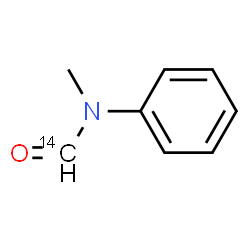 ChemSpider 2D Image | N-Methyl-N-phenyl(~14~C)formamide | C714CH9NO