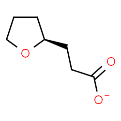 ChemSpider 2D Image | 3-[(2S)-Tetrahydro-2-furanyl]propanoate | C7H11O3