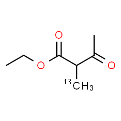 ChemSpider 2D Image | Ethyl 2-(~13~C)methyl-3-oxobutanoate | C613CH12O3