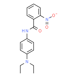 ChemSpider 2D Image | N-[4-(Diethylamino)phenyl]-2-nitrobenzamide | C17H19N3O3