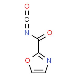ChemSpider 2D Image | 1,3-Oxazole-2-carbonyl isocyanate | C5H2N2O3