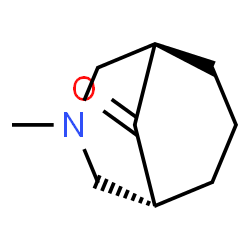 ChemSpider 2D Image | (1R,5R)-3-Methyl-3-azabicyclo[3.3.1]nonan-9-one | C9H15NO