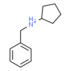 ChemSpider 2D Image | N-Benzylcyclopentanaminium | C12H18N