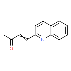 ChemSpider 2D Image | 4-(2-Quinolinyl)-3-buten-2-one | C13H11NO