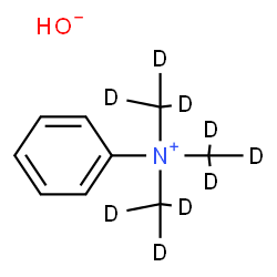 ChemSpider 2D Image | N,N,N-Tris[(~2~H_3_)methyl]anilinium hydroxide | C9H6D9NO
