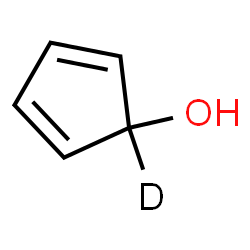 ChemSpider 2D Image | (1-~2~H)-2,4-Cyclopentadien-1-ol | C5H5DO