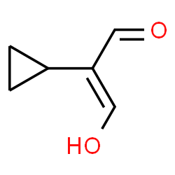 ChemSpider 2D Image | (2E)-2-Cyclopropyl-3-hydroxyacrylaldehyde | C6H8O2