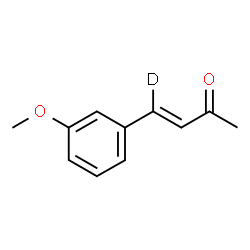 ChemSpider 2D Image | (3E)-4-(3-Methoxyphenyl)(4-~2~H)-3-buten-2-one | C11H11DO2