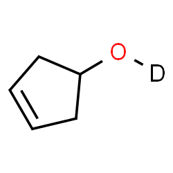 ChemSpider 2D Image | 3-Cyclopenten-1-(~2~H)ol | C5H7DO
