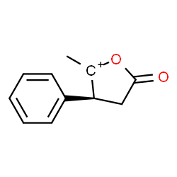 ChemSpider 2D Image | (3S)-2-Methyl-5-oxo-3-phenyltetrahydrofuran-2-ylium | C11H11O2