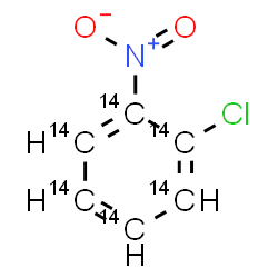 ChemSpider 2D Image | 1-chloro-2-nitro-benzene | 14C6H4ClNO2